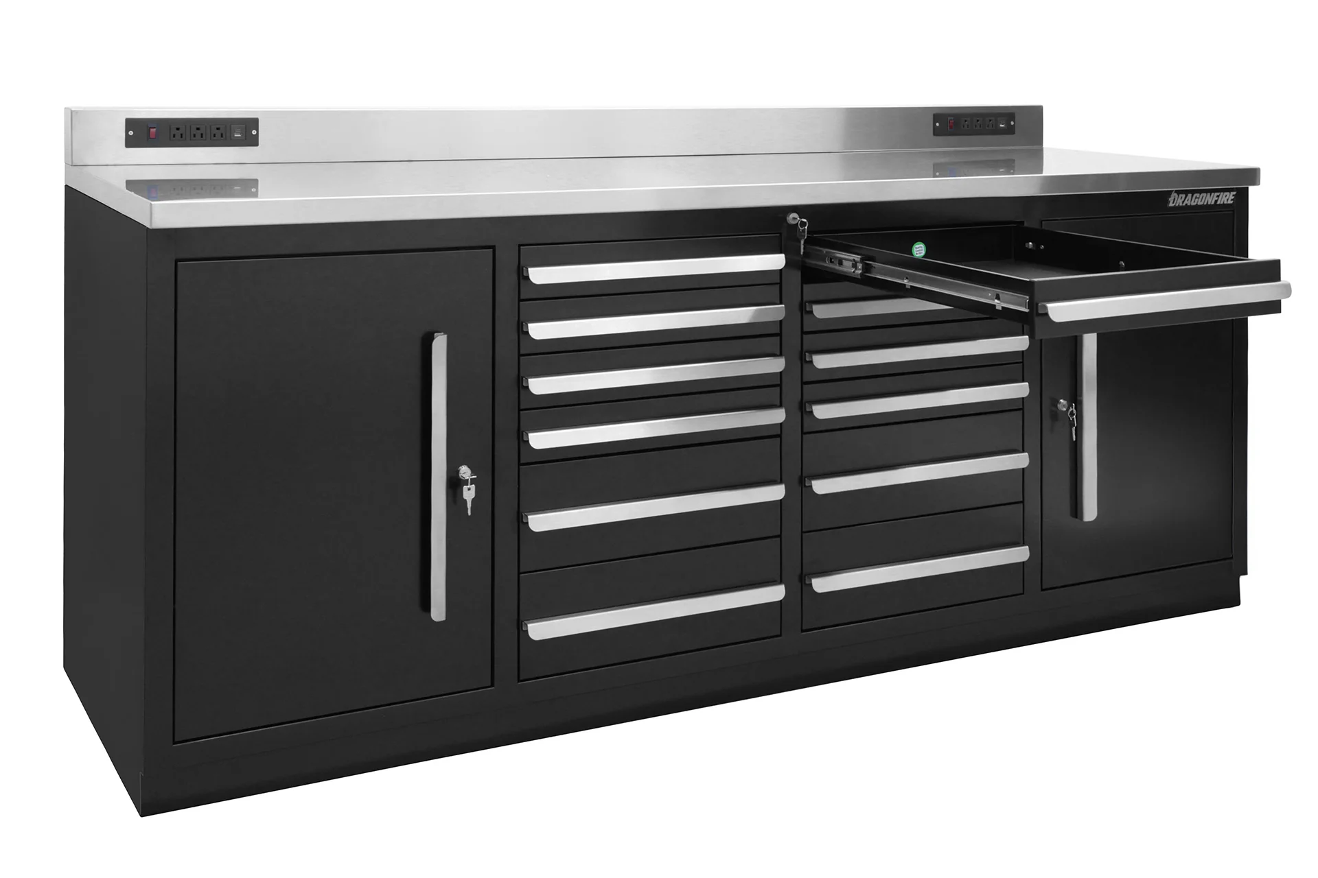 Dragonfire Tools 12 Drawer Pro Series 7FT Workbench - Image 3