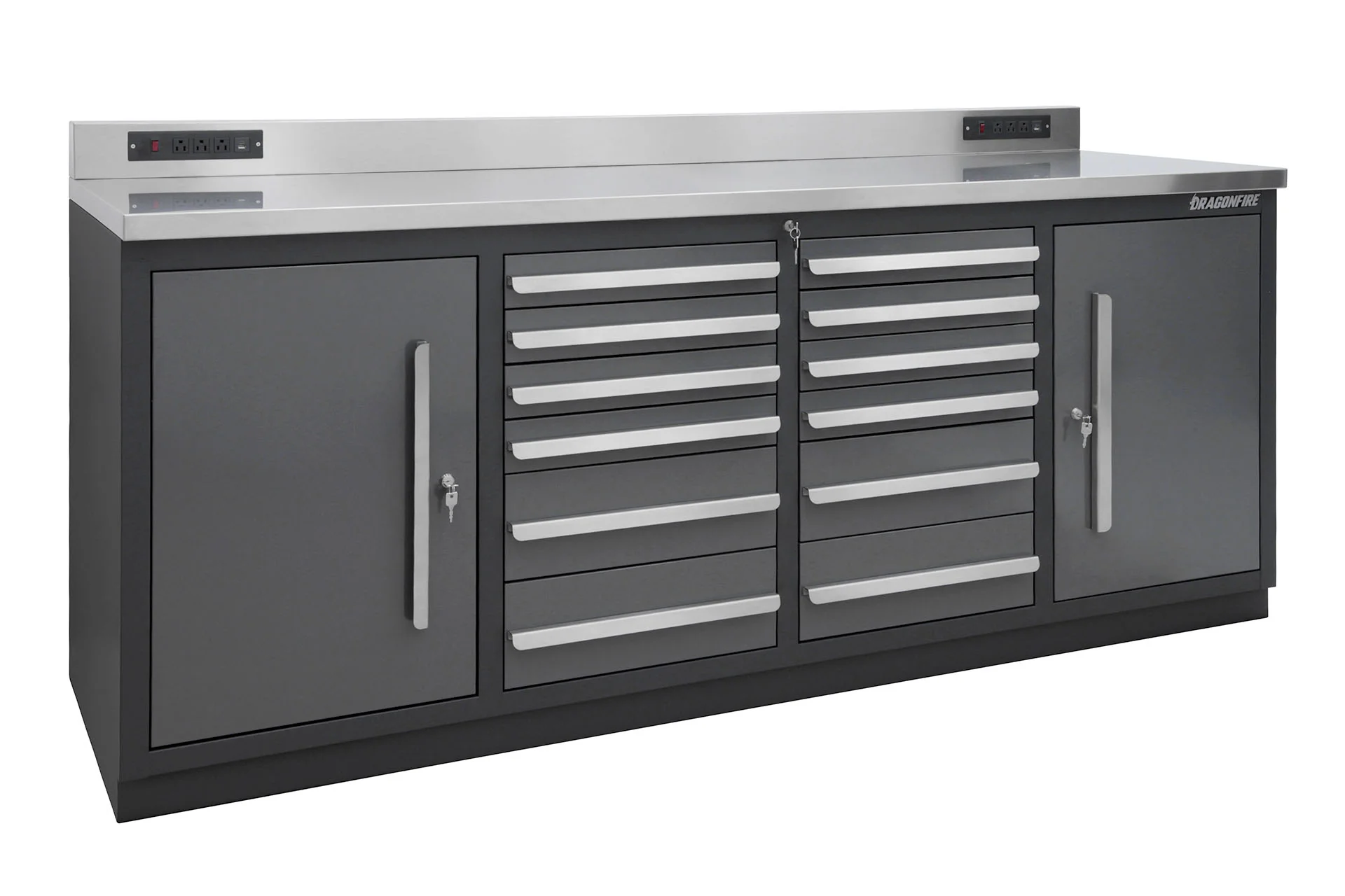 Dragonfire Tools 12 Drawer Pro Series 7FT Workbench - Image 9