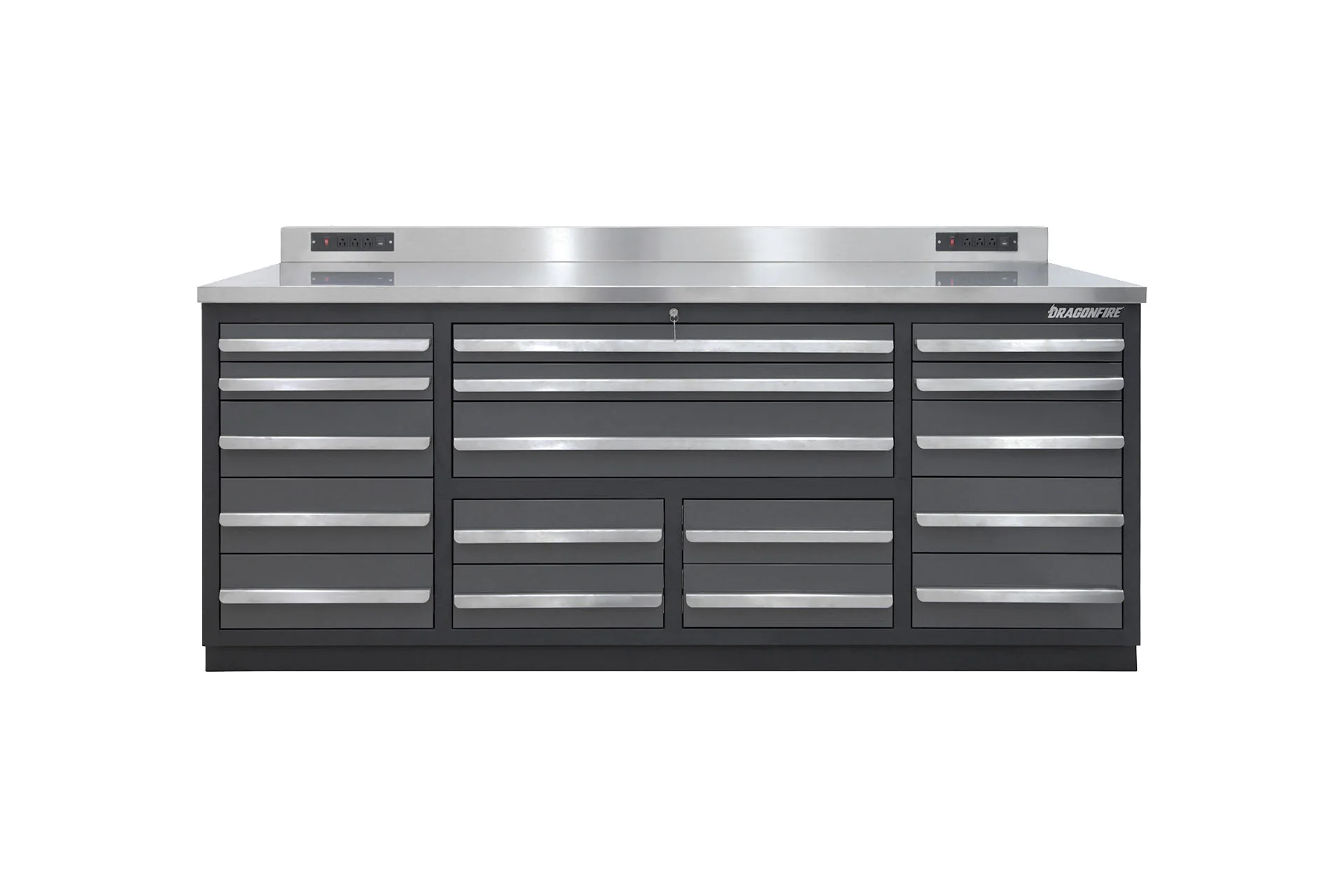 Dragonfire Tools 17 Drawer Pro Series Heavy Duty 7FT Workbench - Image 8