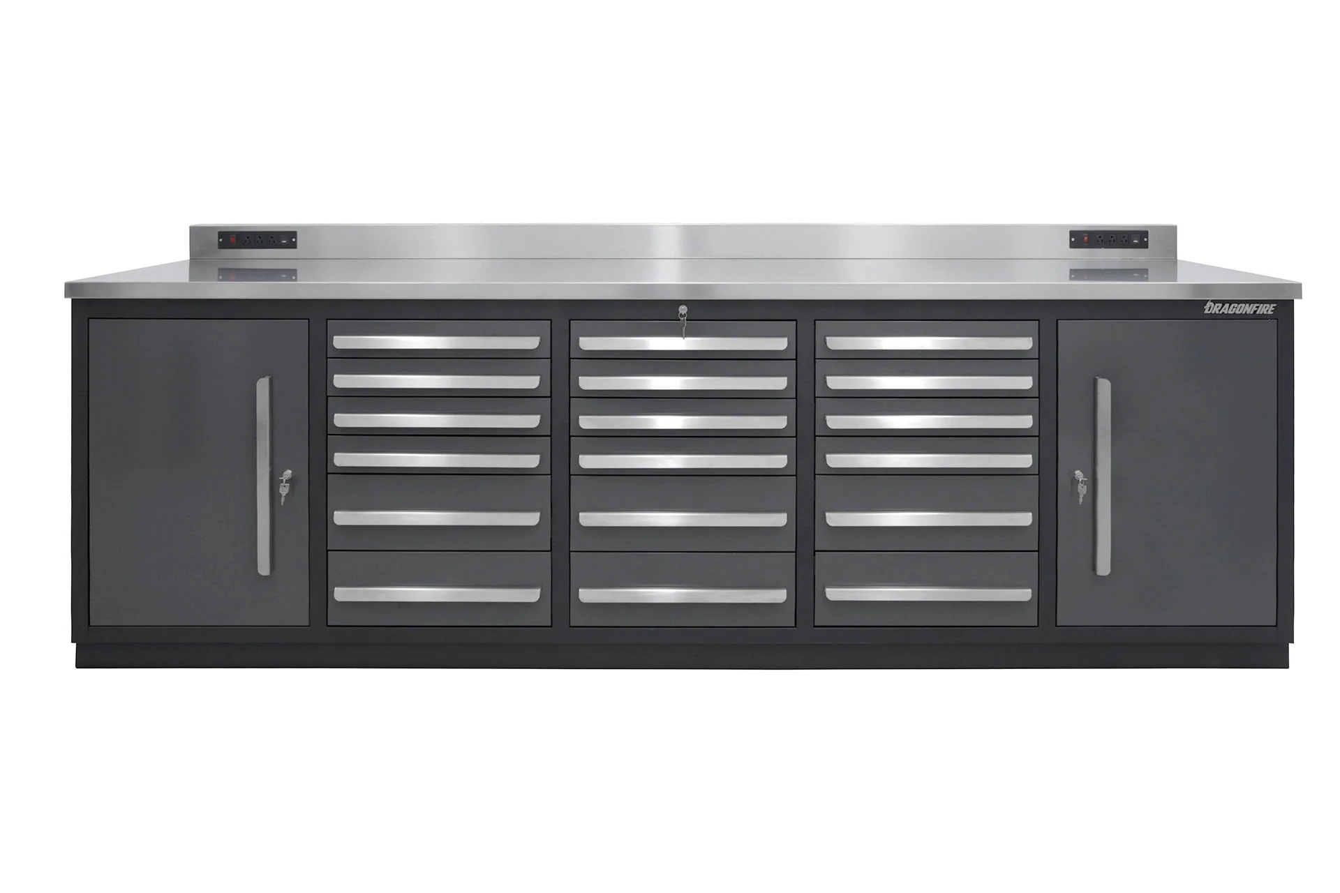 Dragonfire Tools 18 Drawer Pro Series 9FT 4 1/4″ Workbench - Image 8