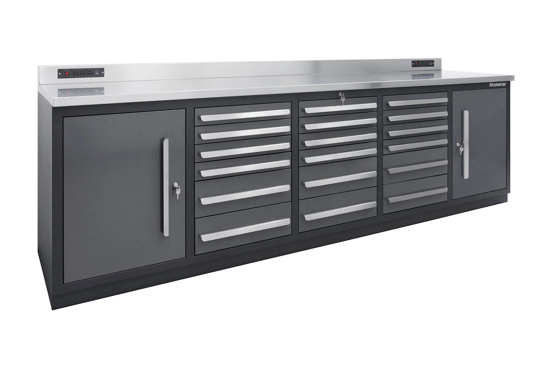 Dragonfire Tools 18 Drawer Pro Series 9FT 4 1/4″ Workbench - Image 9