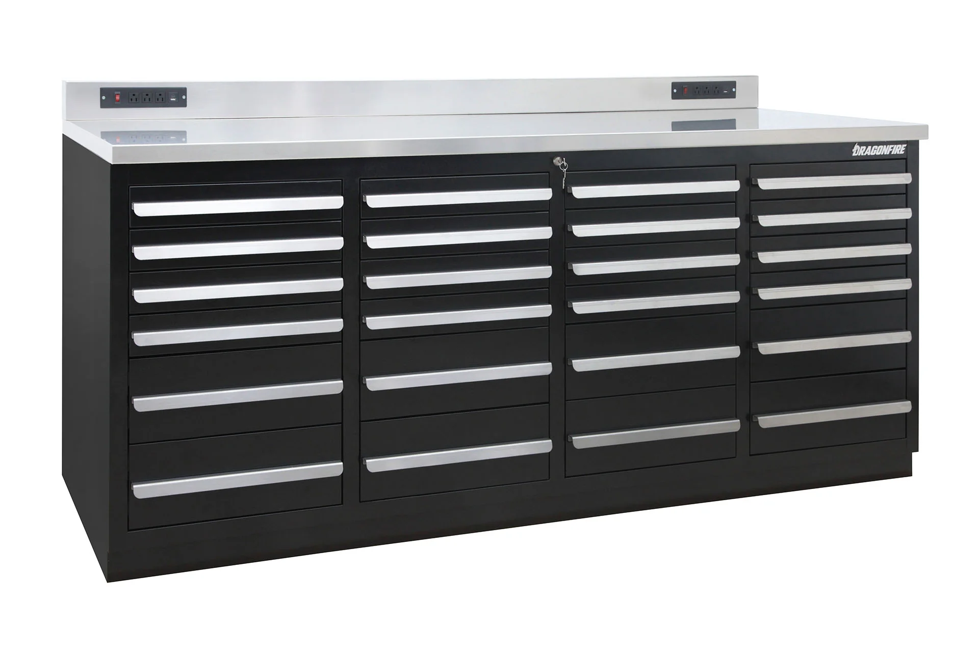 Dragonfire Tools 24 Drawer Pro Series 7FT Heavy Duty Workbench - Image 5