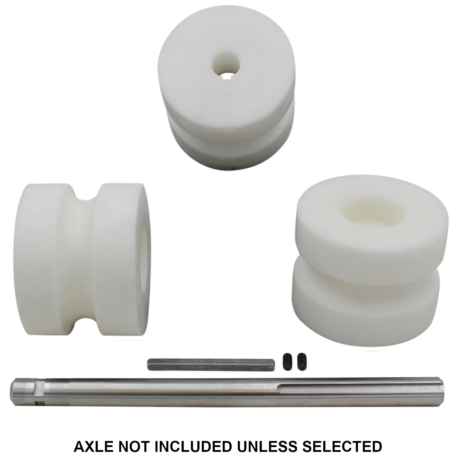 .875" Round Tube Dies Delrin