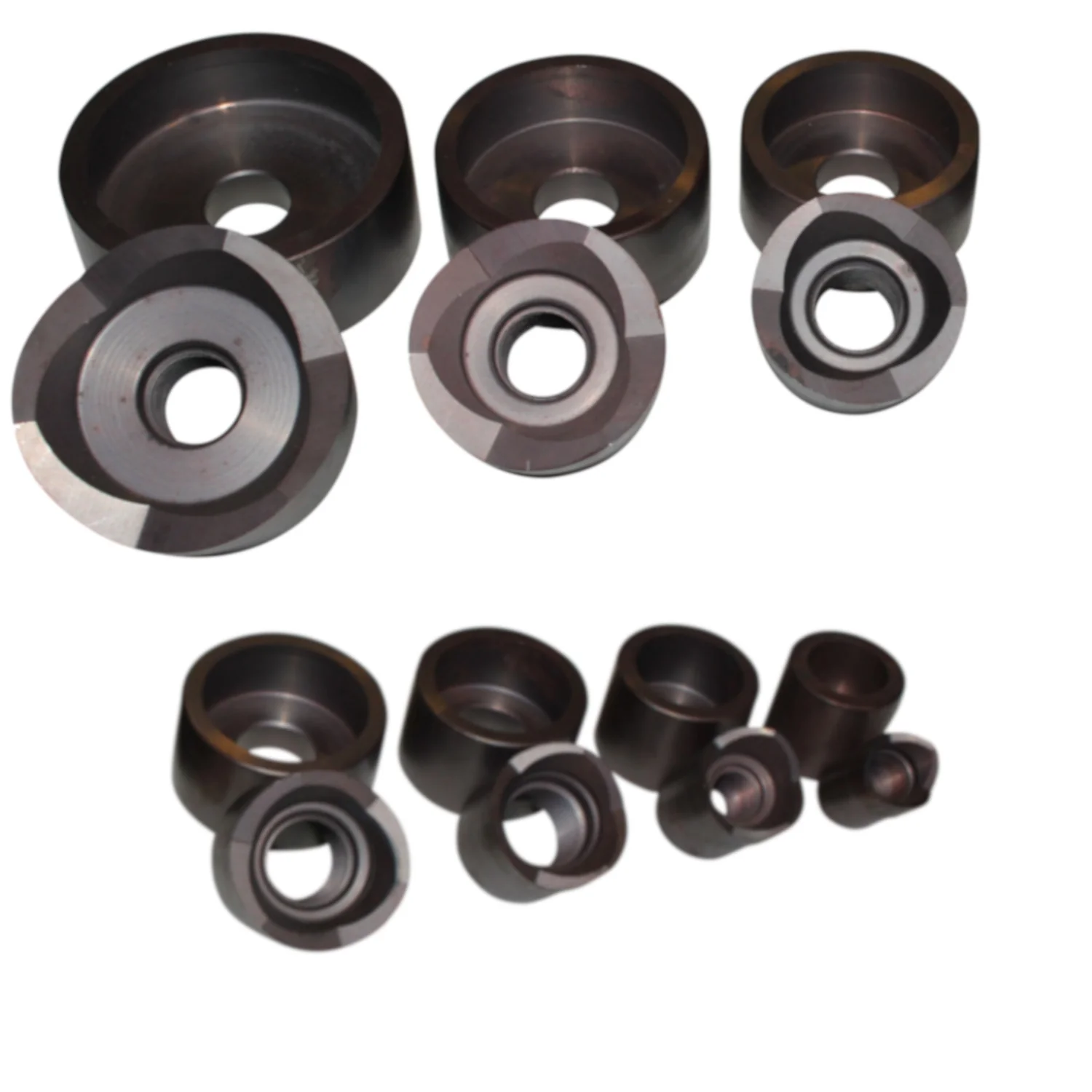 8 Piece Dimple Die and 7 Piece Knockout Set Combo - Image 3